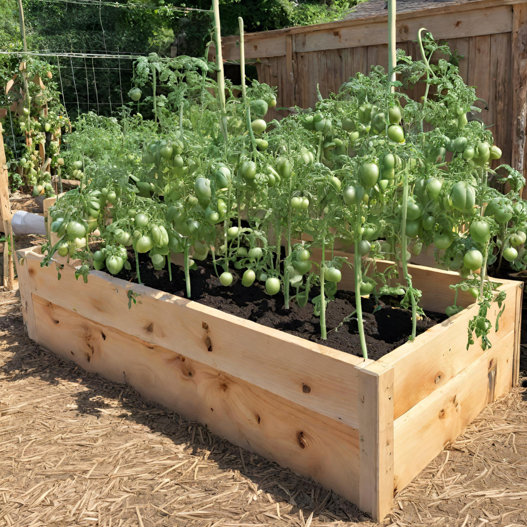 how many tomato plants in a 3x6 raised bed