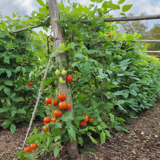 Growing Tomatoes With Beans